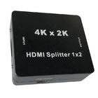 4 Ports True 4K 8K HDMI Splitter And Extenders / 4K HDMI Splitter 100 Ώ